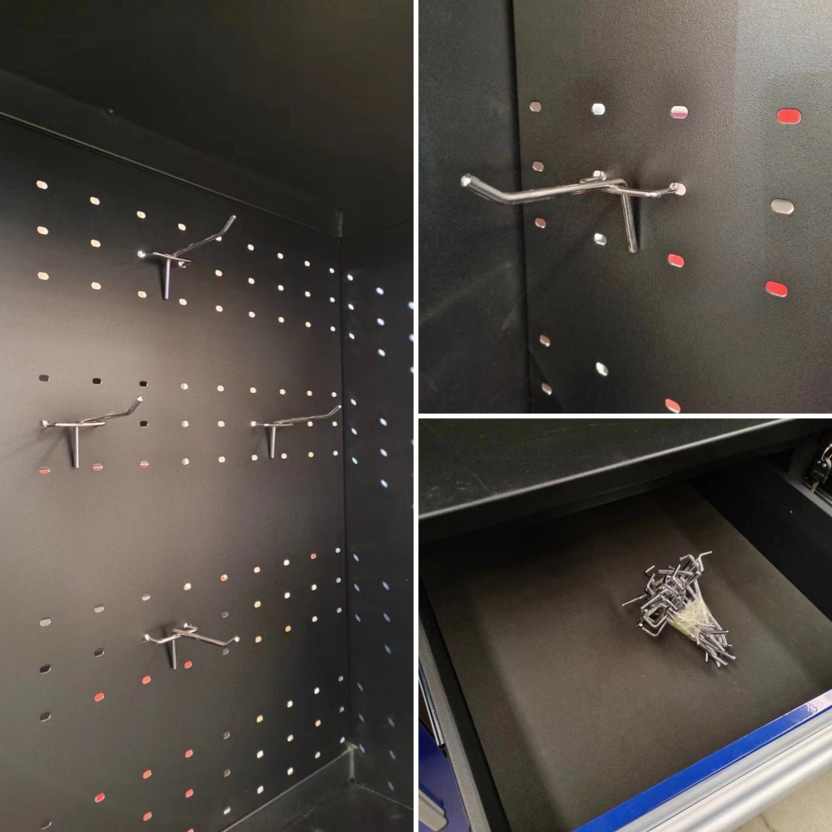 10ft Garage Cabinet (30 Drawers, 2 Cabinets & 1 Pegboard) - Garage Rebel