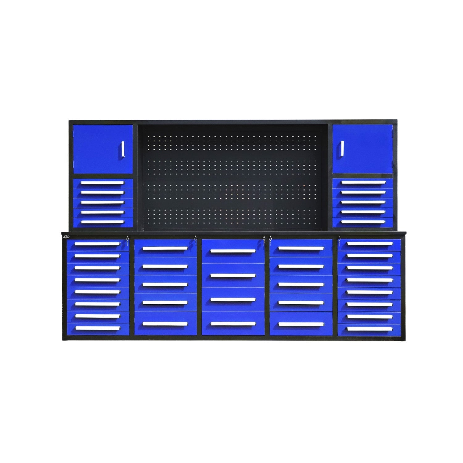 10ft Garage Cabinet (40 Drawers, 2 Cabinets & 1 Pegboard) - Garage Rebel