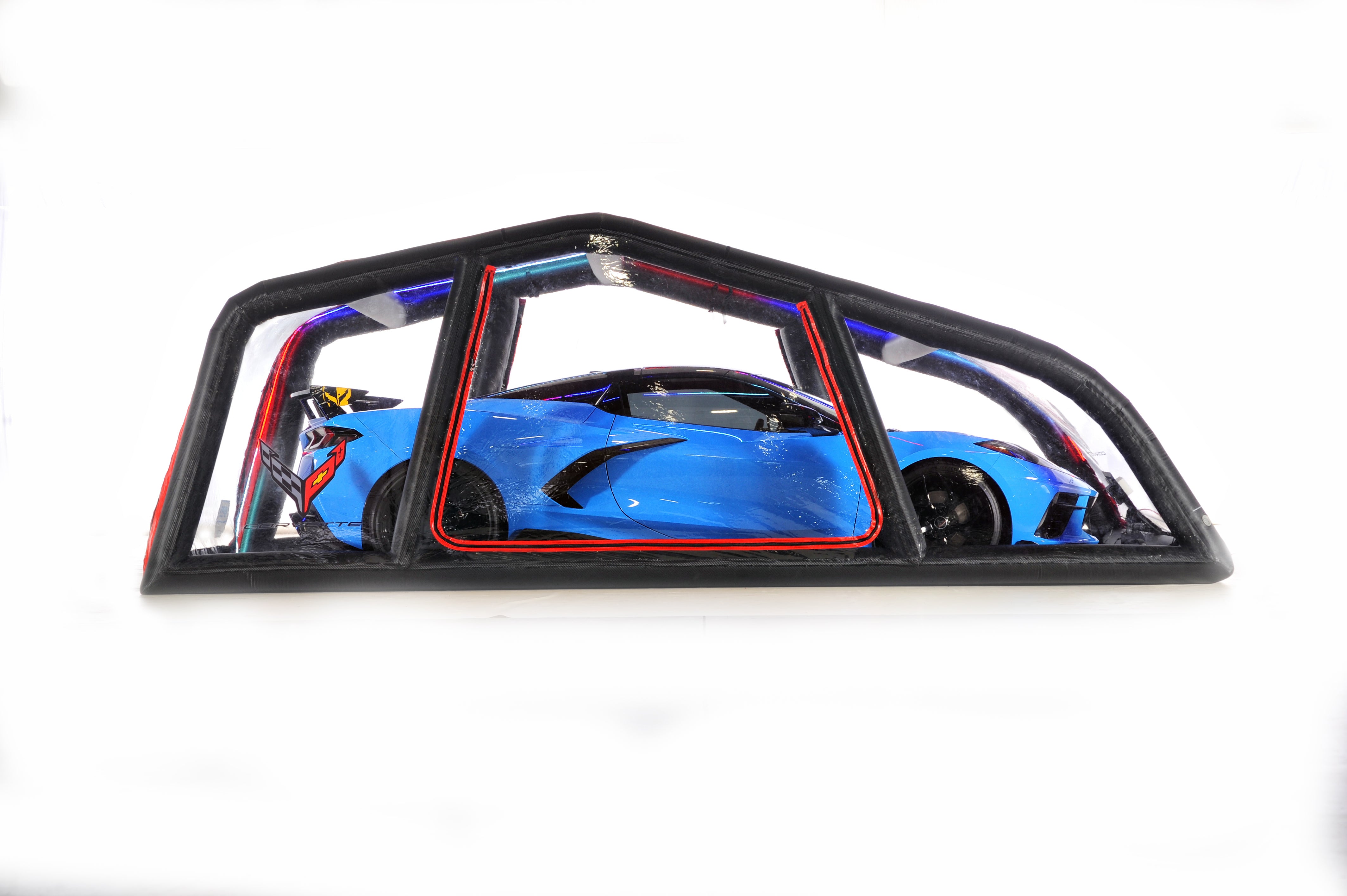 16' SC1 Corvette Series Showcase includes the LED KIT, Intellicharger, Road Emblazoned Floor (Patent 1018431)