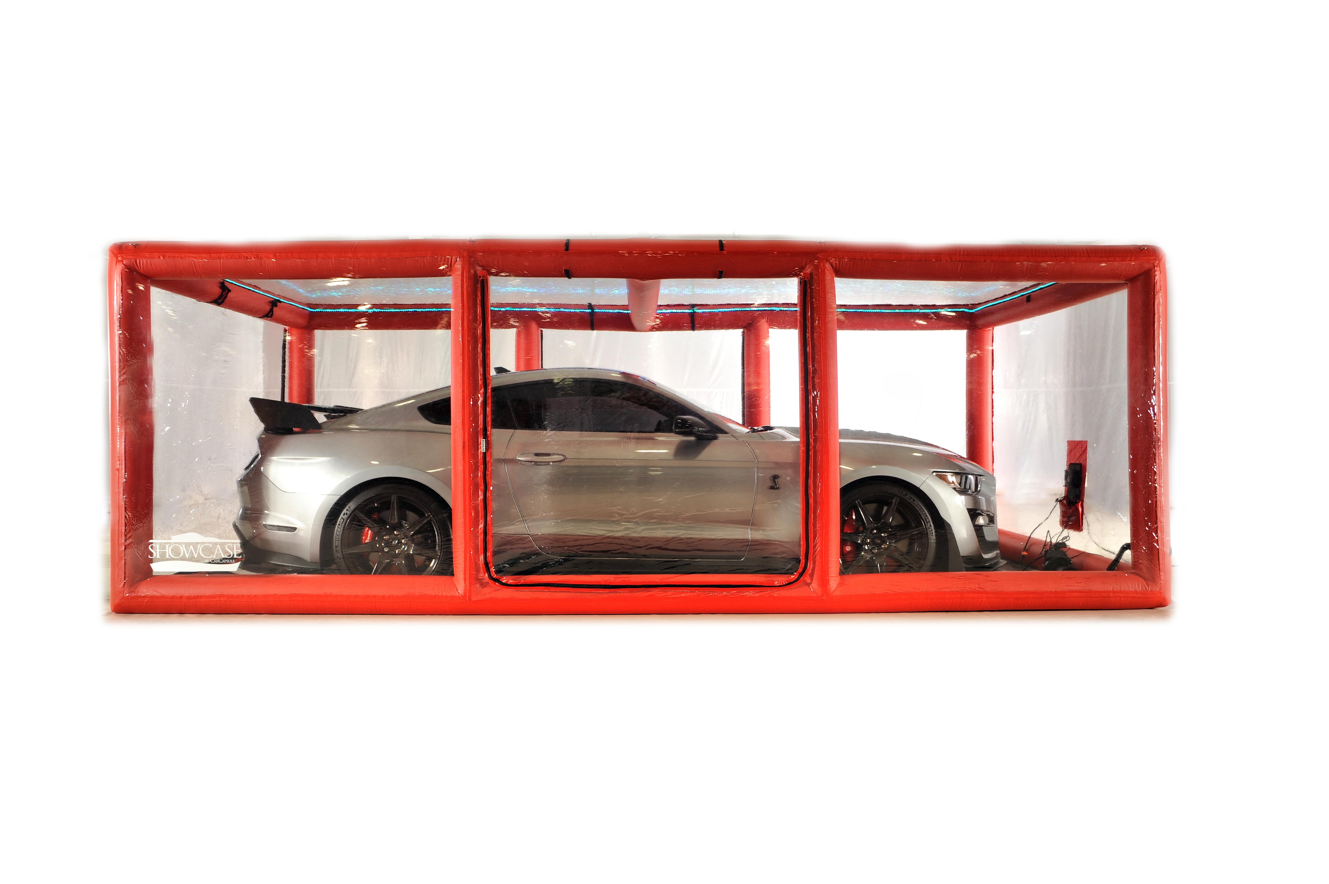 18' Red Scorcher Series Showcase includes the LED KIT, Intellicharger, Road Emblazoned Floor (Patent Pending) BACKORDER ETA 9-30