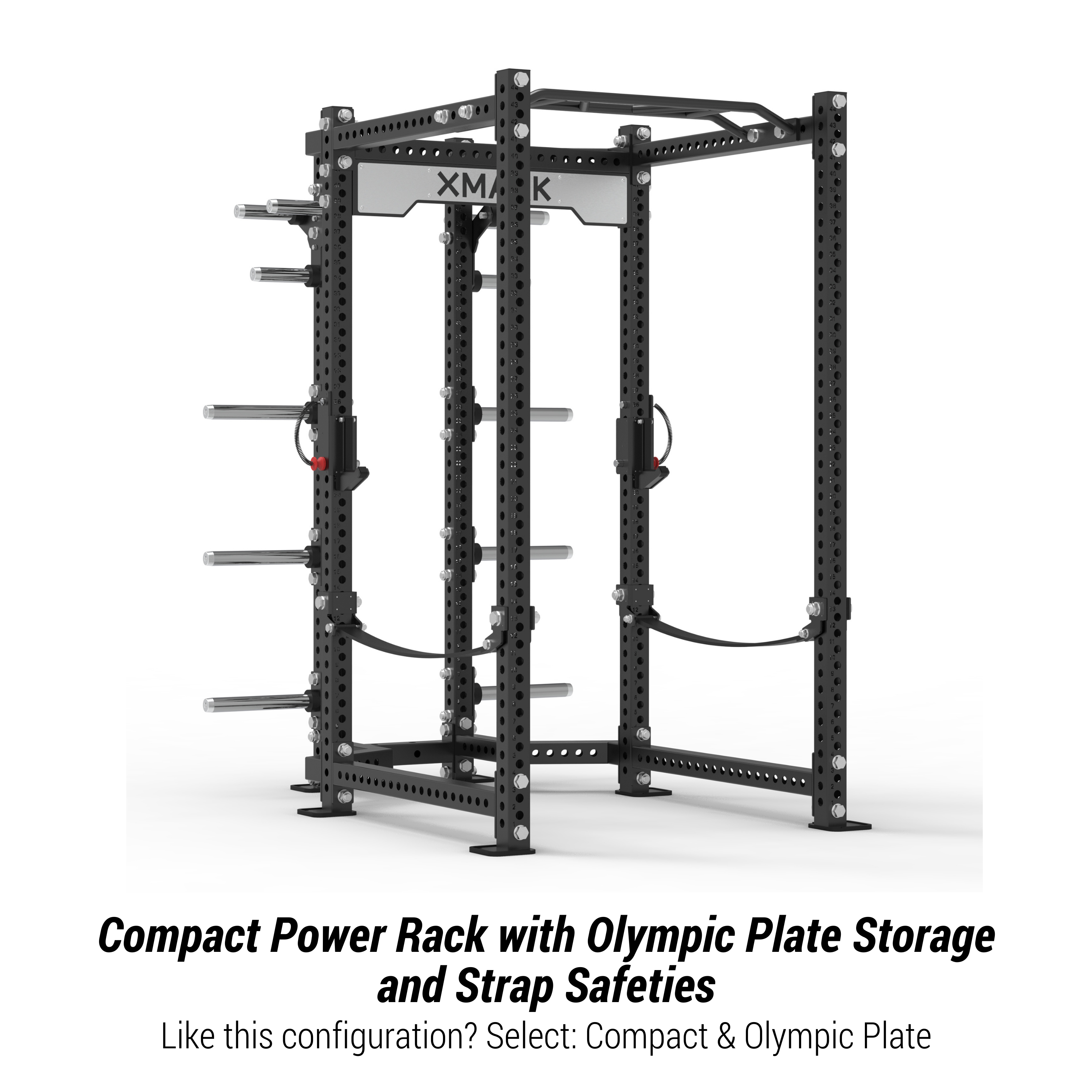 Viper Power Rack with Storage & Strap Safeties