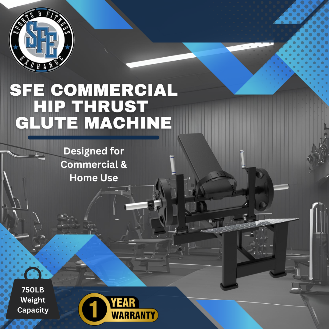 Plate Loaded Hip Thrust Glute Drive Machine (New)