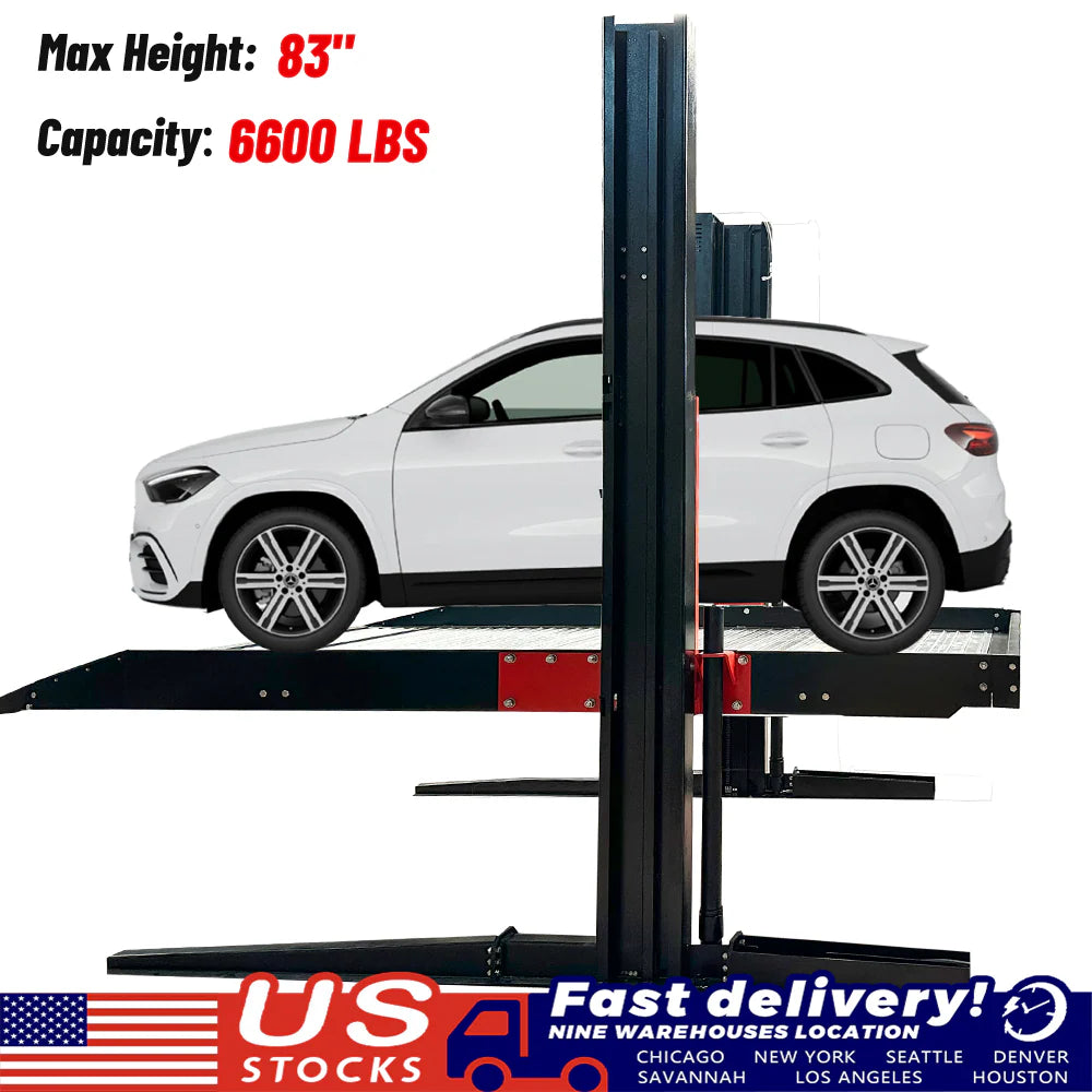 KT-P2700 2 post floor plate parking lift -2 column parking lift car parking lift 6600 LBS