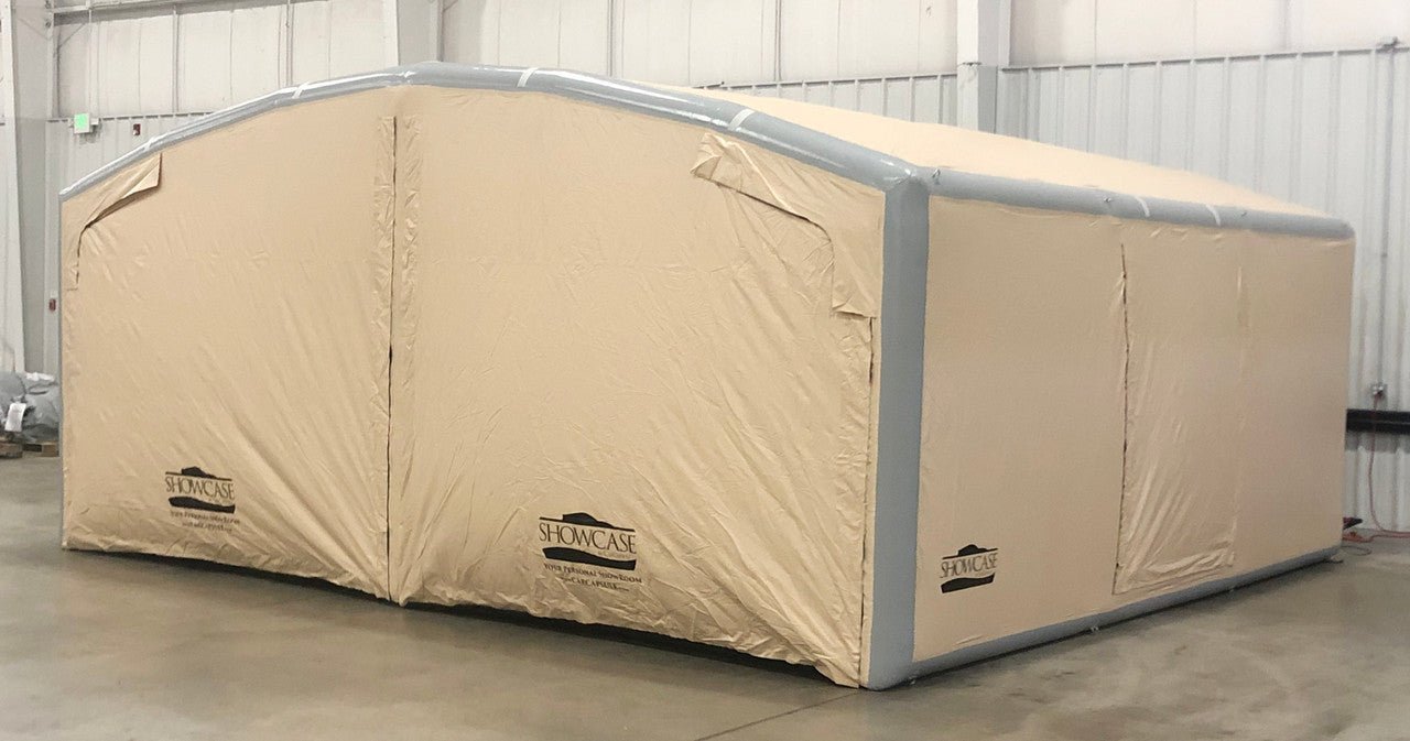 20' Arch Roof 10' High DOUBLE Outdoor Showcase (20x22x7' with 10' Arch) BACKORDER ETA 10 - 31 - Garage Rebel