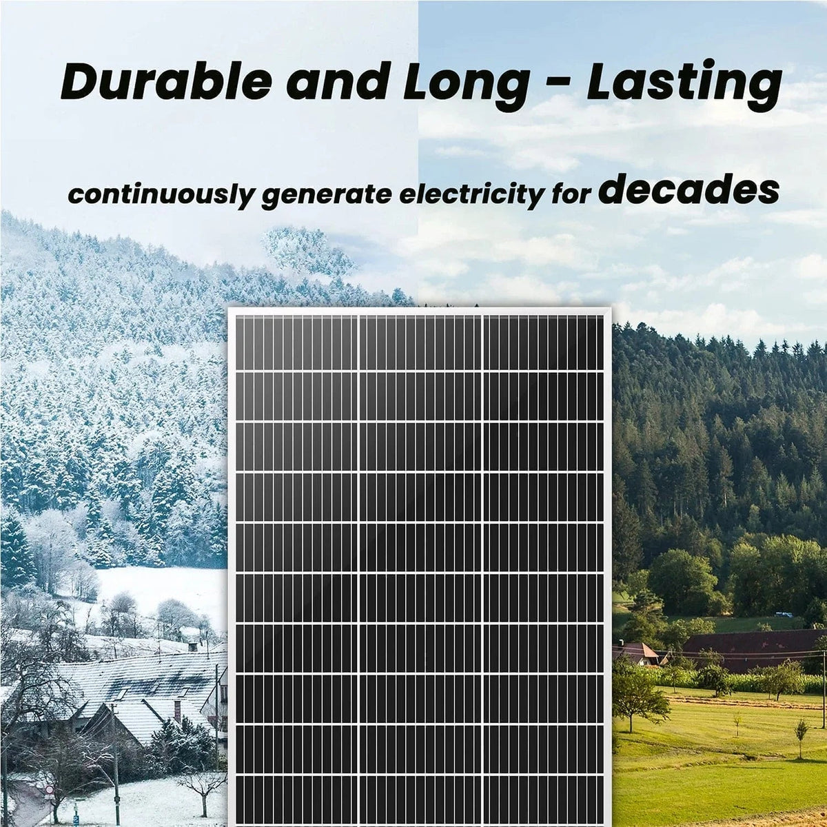 200W Rigid Solar Panels w/ cable and connector - Garage Rebel
