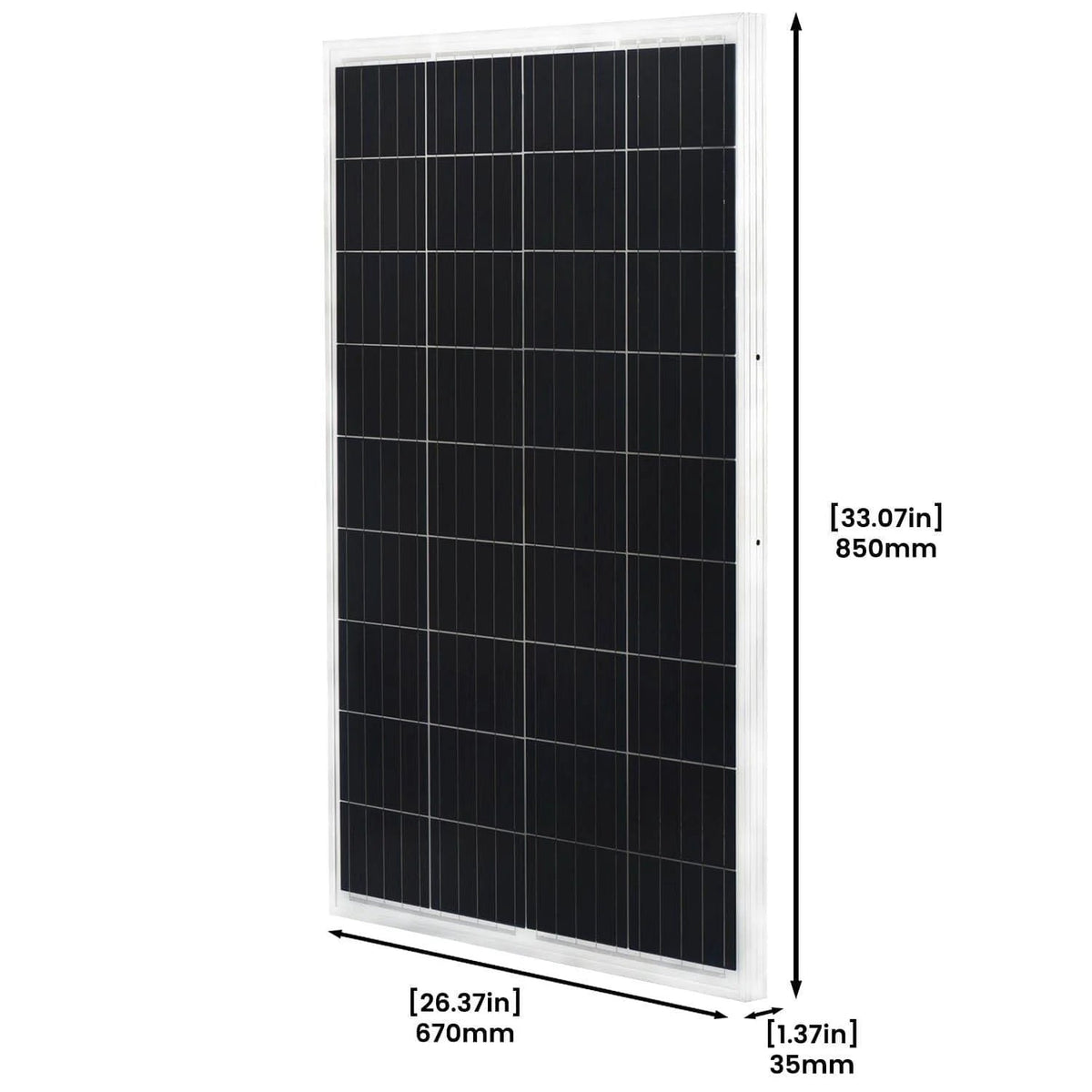 200W Rigid Solar Panels w/ cable and connector - Garage Rebel