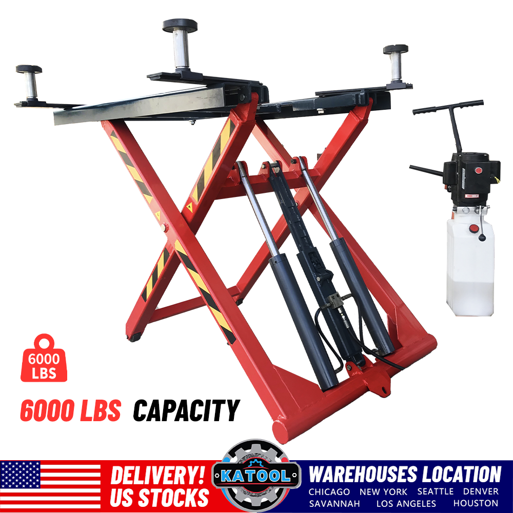 KT-X66 Portable Mid Rise Scissor lift 6,000 lbs Capacity