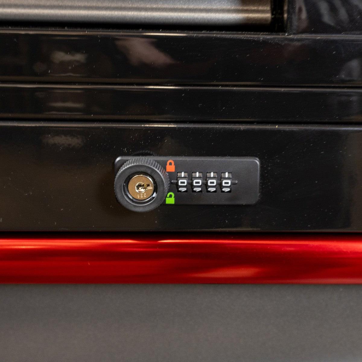 Pro Series | 45" 19-Drawer Rolling Tool Box | Black and Blue