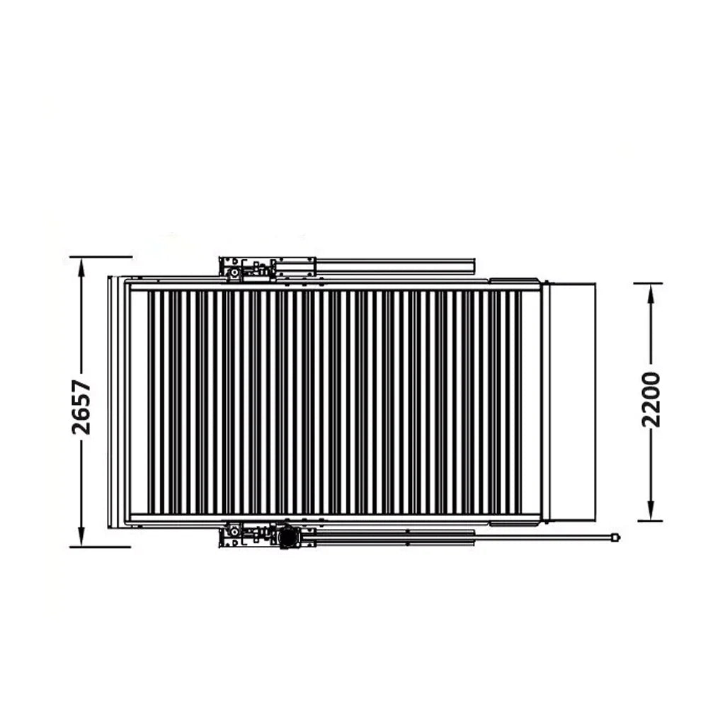 KT-P2700 2 post floor plate parking lift -2 column parking lift car parking lift 6600 LBS