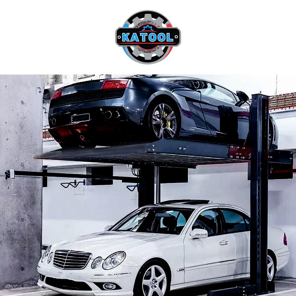 KT-P2700 2 post floor plate parking lift -2 column parking lift car parking lift 6600 LBS