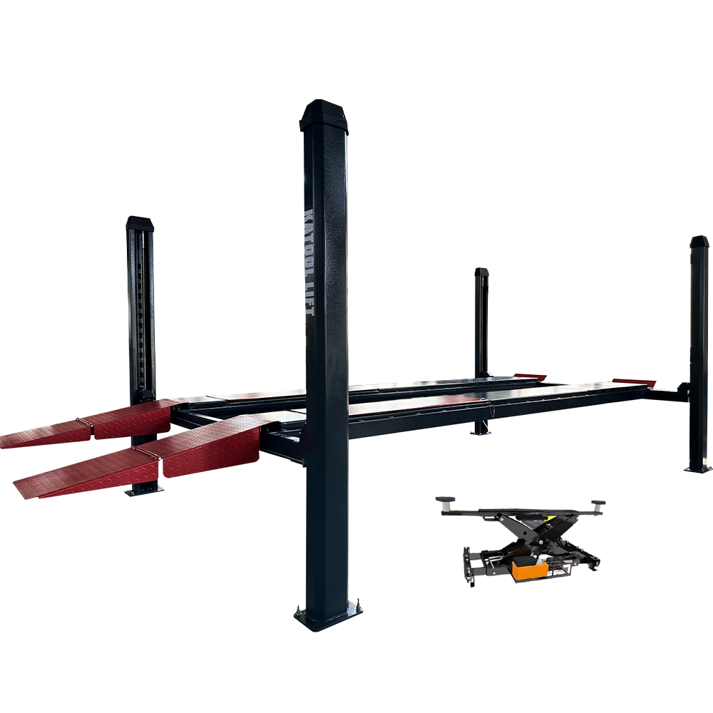 KT-4H120X Heavy Duty Four Post Lift 12,000 lbs Capacity