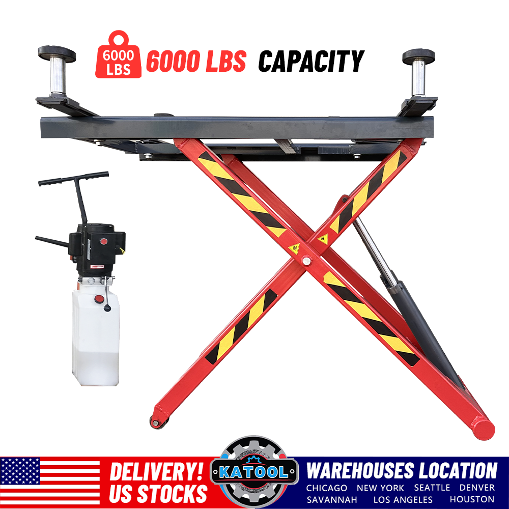 KT-X66 Portable Mid Rise Scissor lift 6,000 lbs Capacity