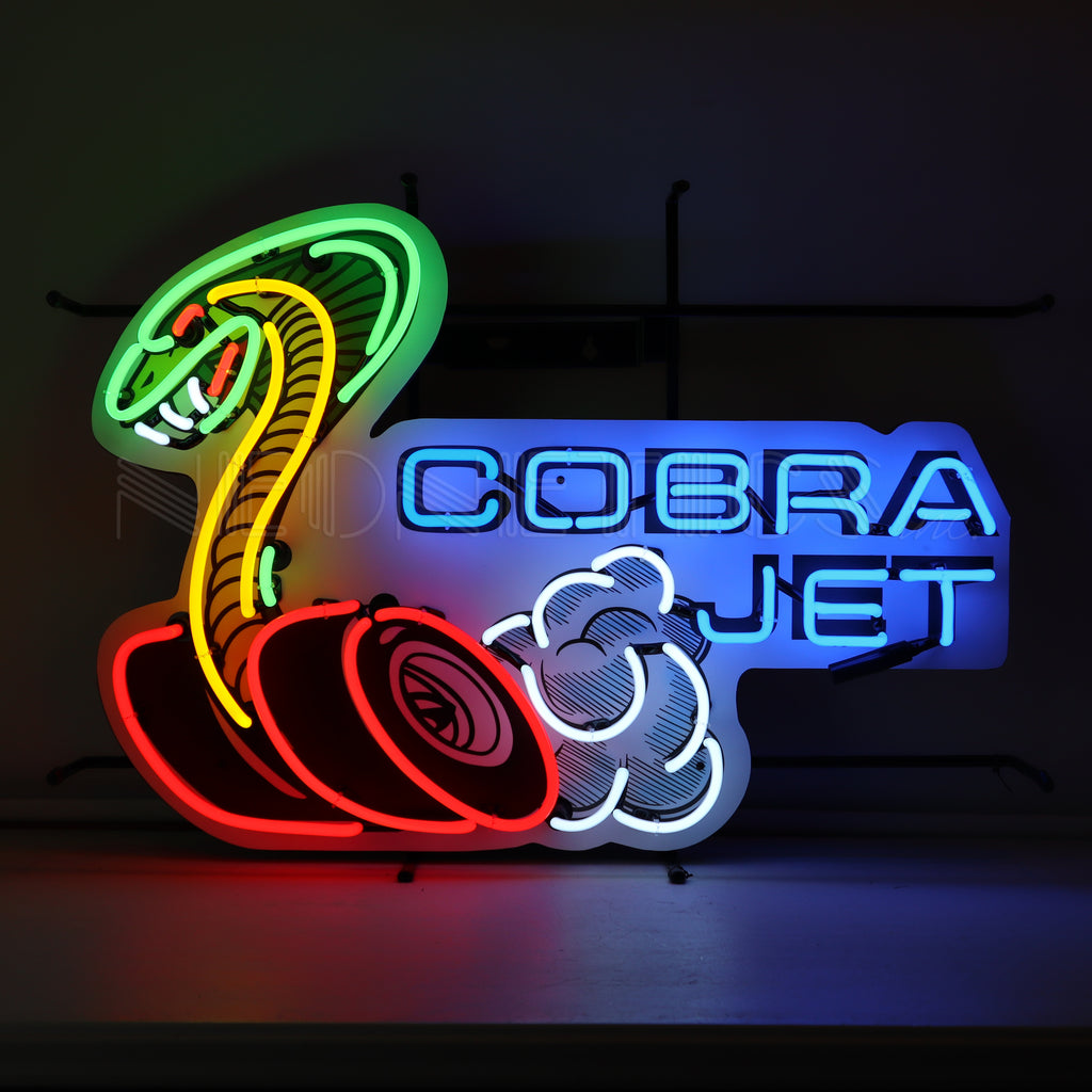 Blue Jet Sign COBRA JET NEON SIGN