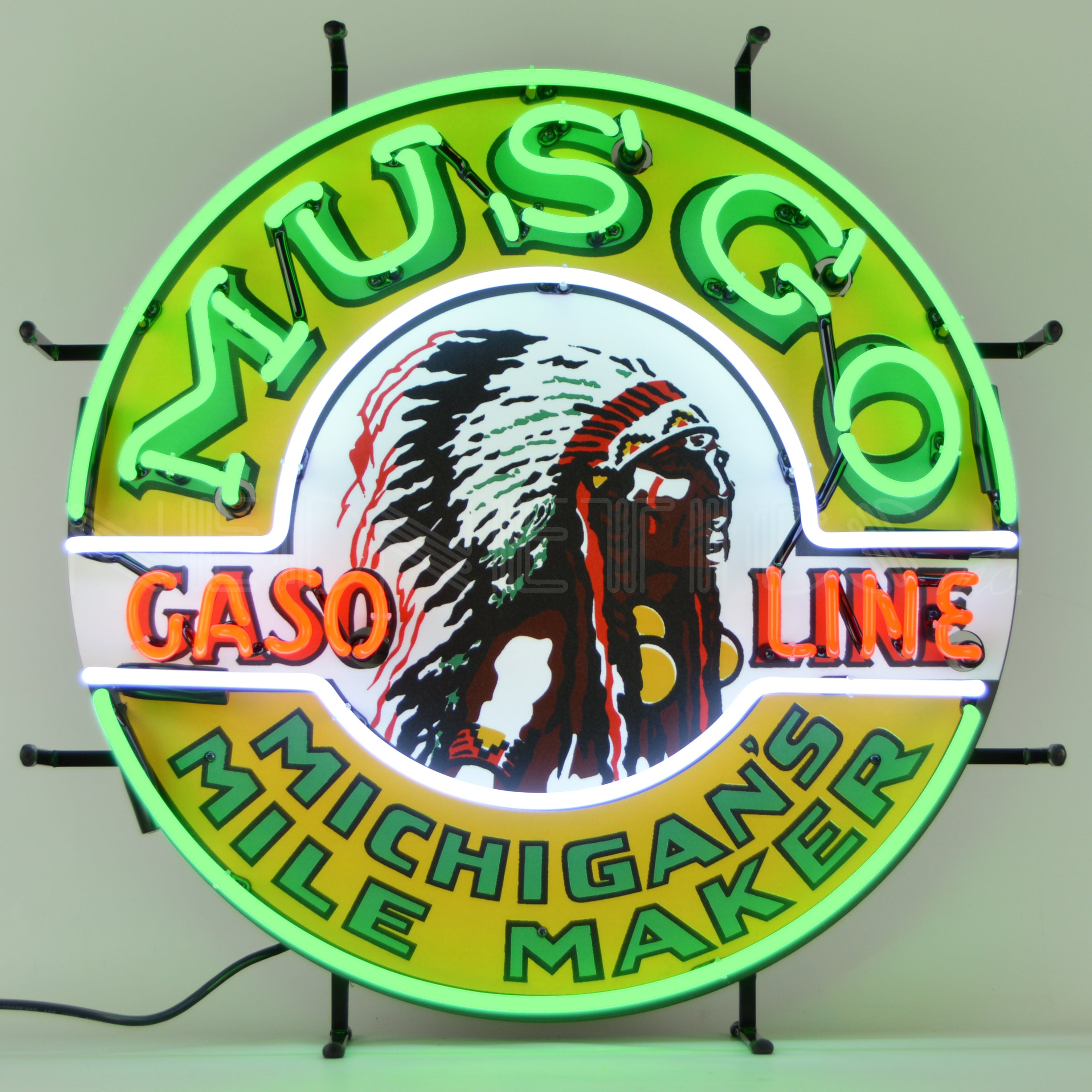 GAS - MUSGO GASOLINE NEON SIGN
