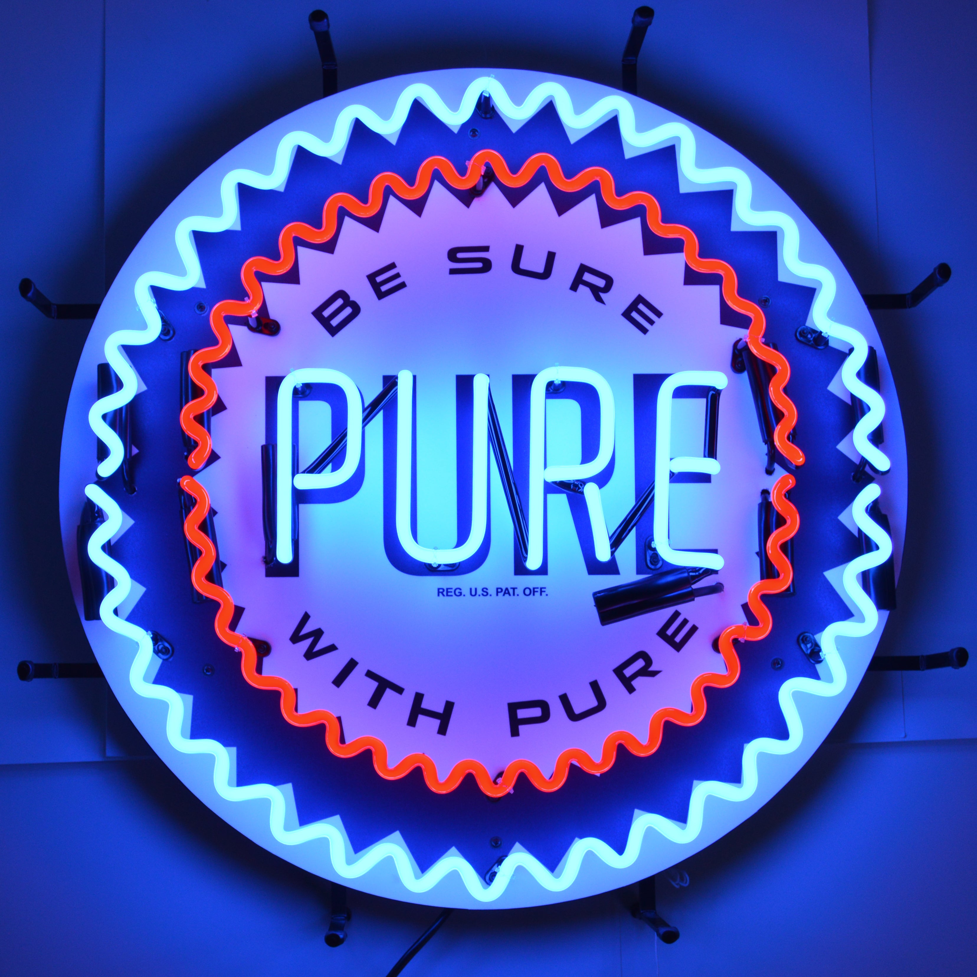 GAS - PURE GASOLINE NEON SIGN