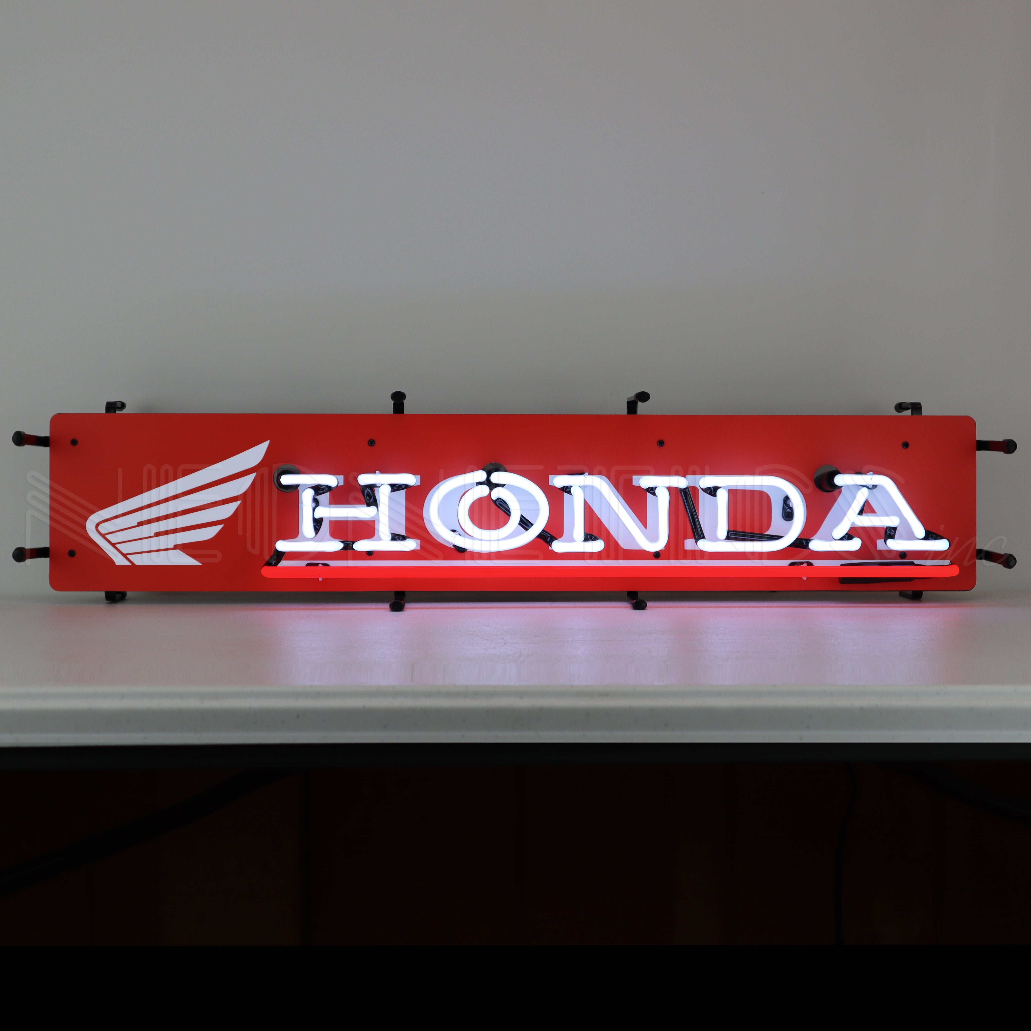 HONDA JUNIOR NEON SIGN WITH BACKING