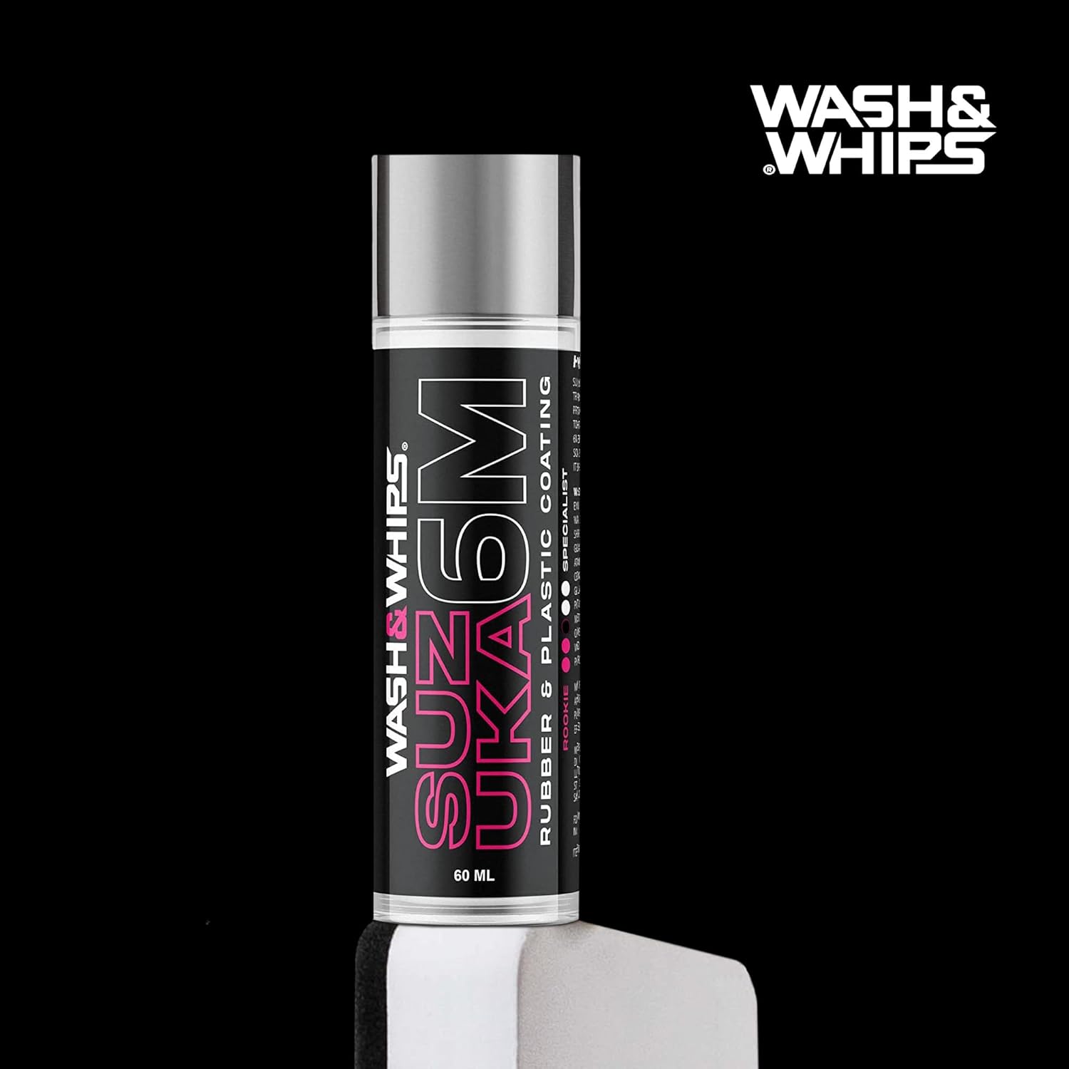 Suzuka 6M Rubber & Plastic Coating [Restores and Brings Back Black]: Concentrated Formula Non-Greasy, 60ml