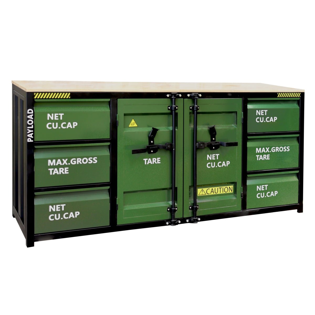 6.5ft Workbench Cabinet with 6 Drawers - Garage Rebel