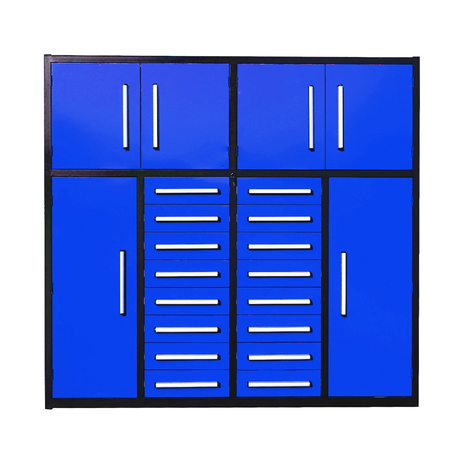 7ft Garage Cabinet with 16 Drawers
