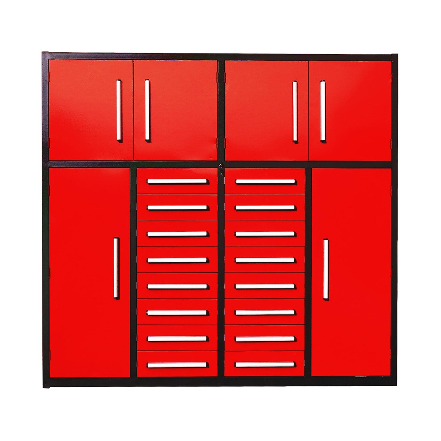 7ft Garage Cabinet with 16 Drawers