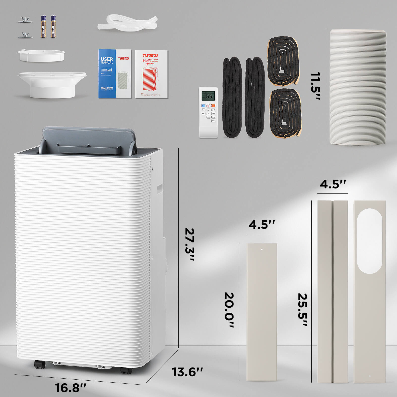 Finnmark 14,000 BTU Smart Portable Air Conditioner