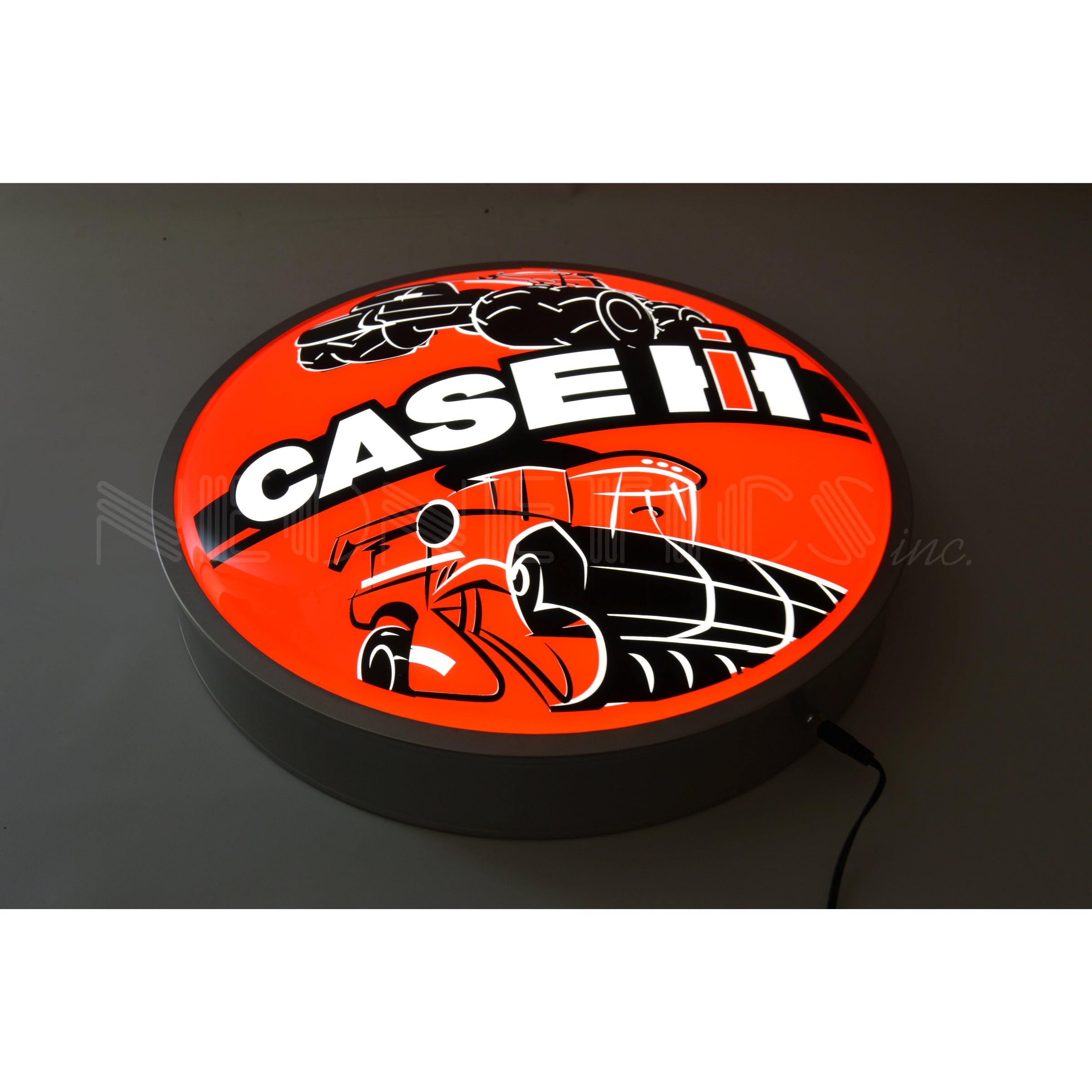 CASE IH INTERNATIONAL HARVESTER TRACTORS 15 INCH BACKLIT LED LIGHTED SIGN