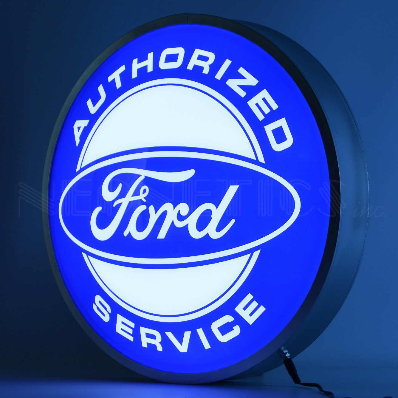 FORD AUTHORIZED SERVICE 15 INCH BACKLIT LED LIGHTED SIGN