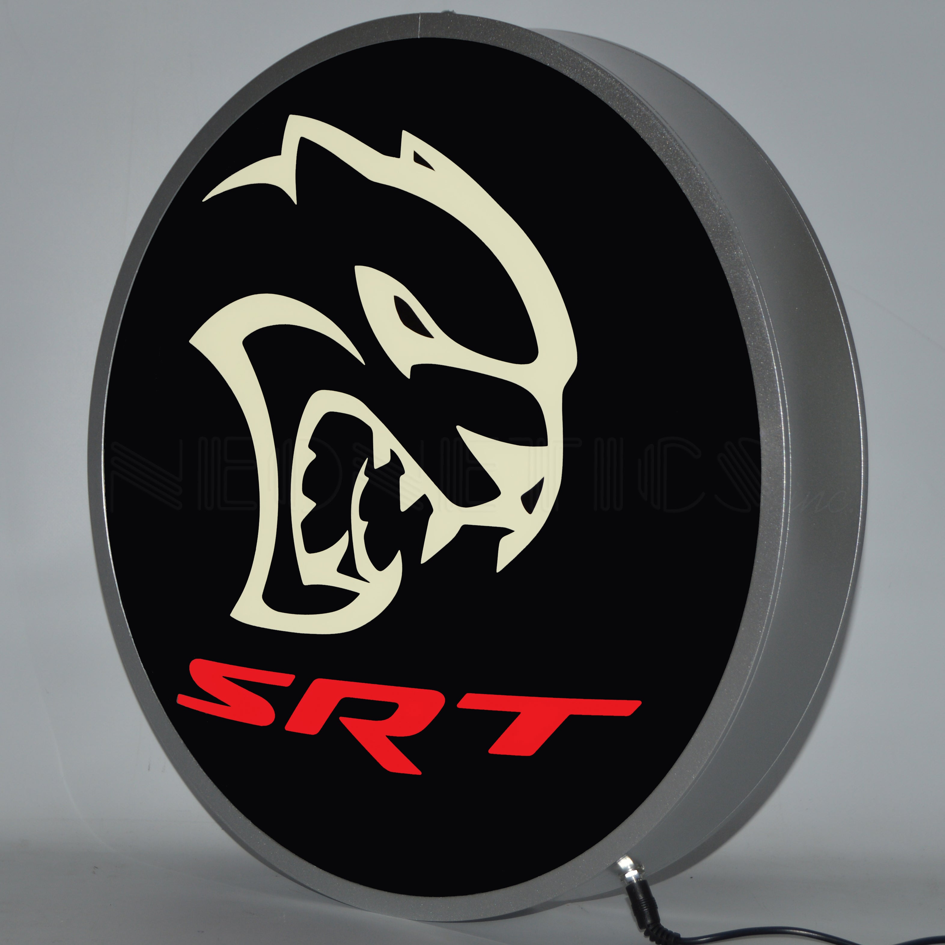DODGE HELLCAT SRT LED LIGHTED SIGN