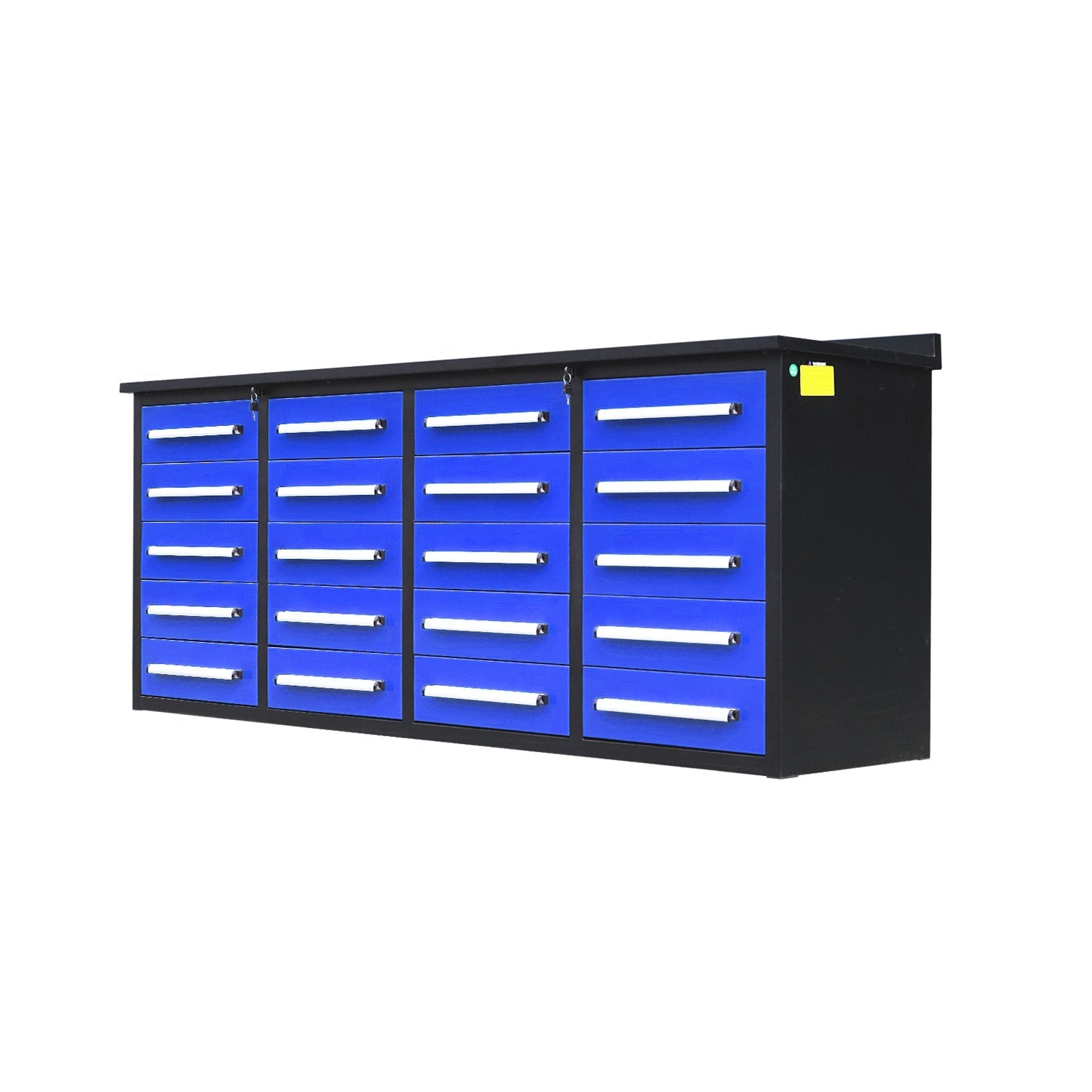 7ft Heavy Duty Workbench Cabinet with 20 Drawers - Garage Rebel