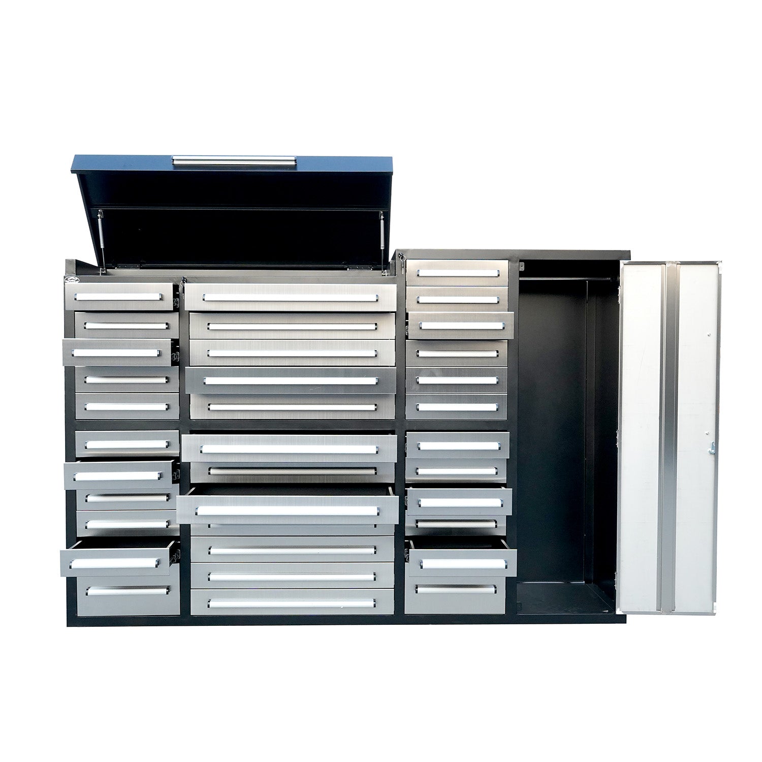 7ft Garage Cabinet (35 Drawers & 1 Cabinet)