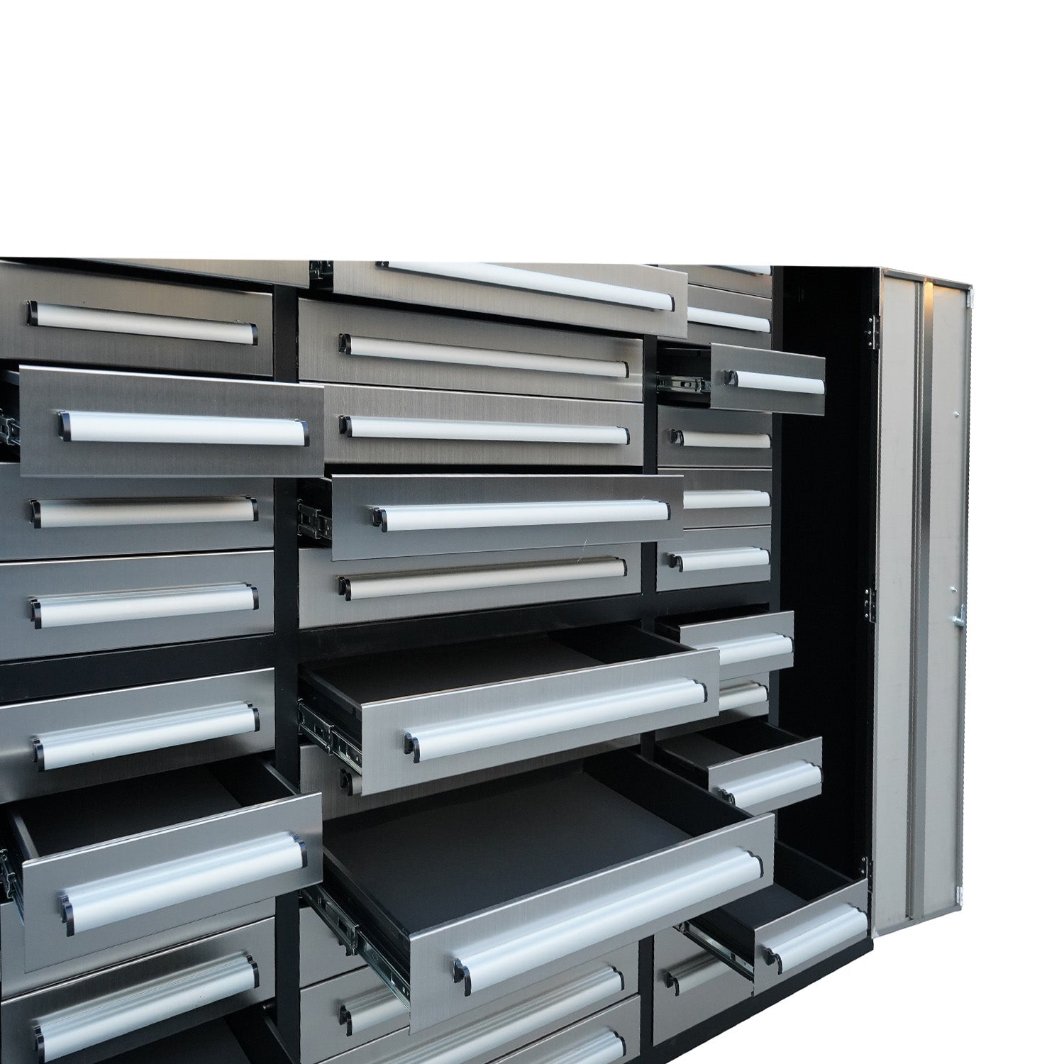 7ft Garage Cabinet (35 Drawers & 1 Cabinet)