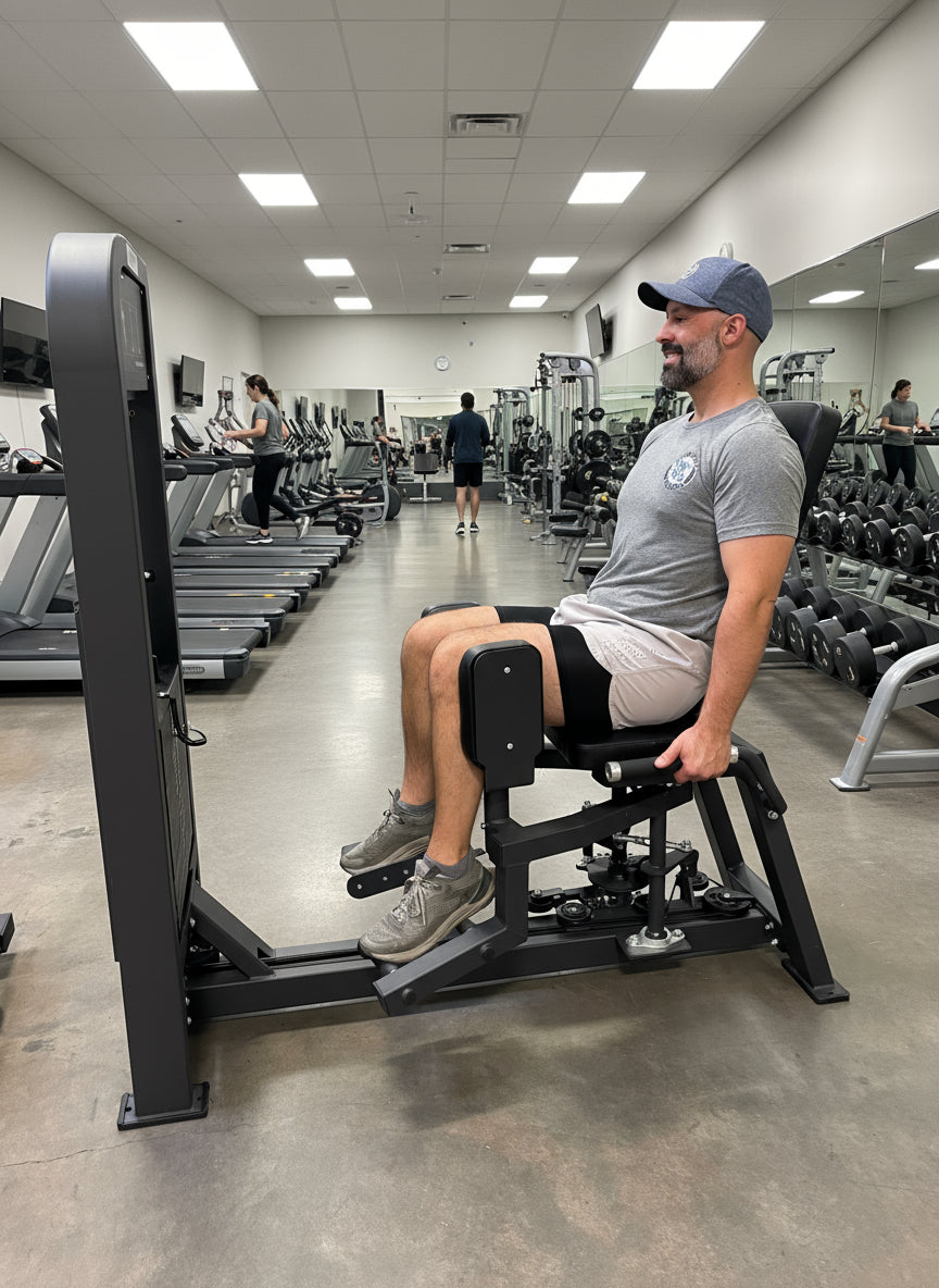 Selectorized Hip Abductor & Adductor Machine w/ 250lb weight stack (New)