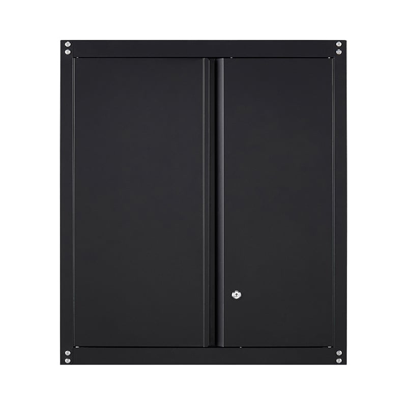 Black Metal Wall Storage Cabinet