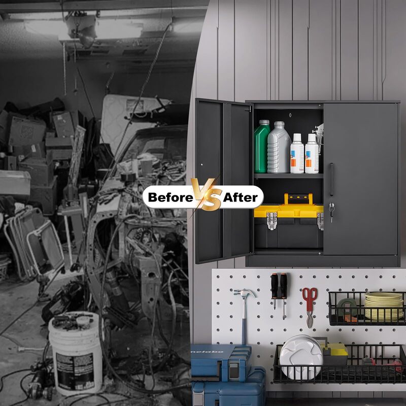 Wall Mount Tool Storage Cabinet