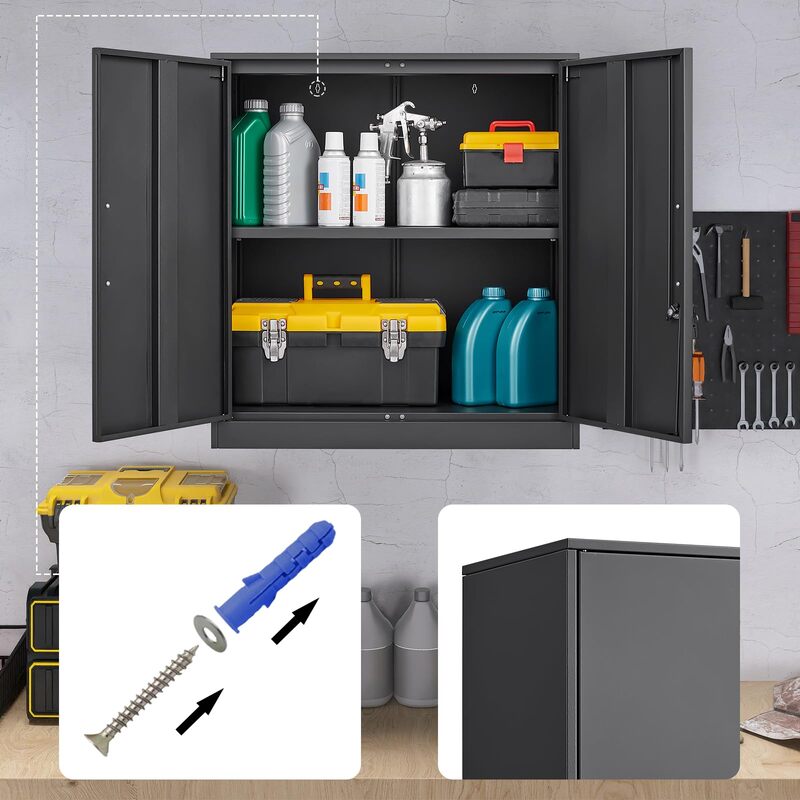 Wall Mount Tool Storage Cabinet