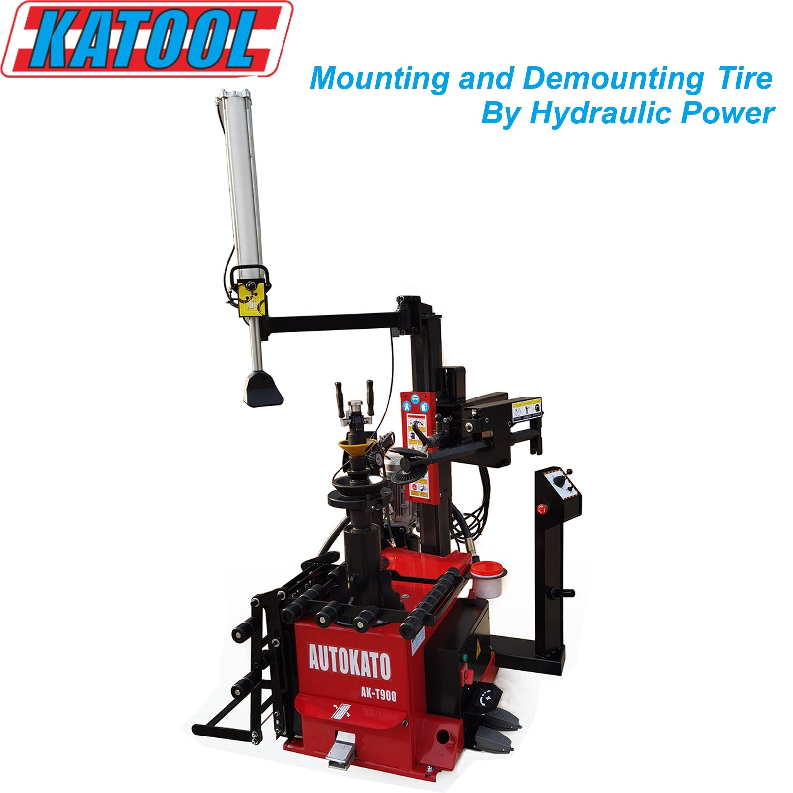 KT-T900 Hydraulic Tire Changer 12"-30" Rims