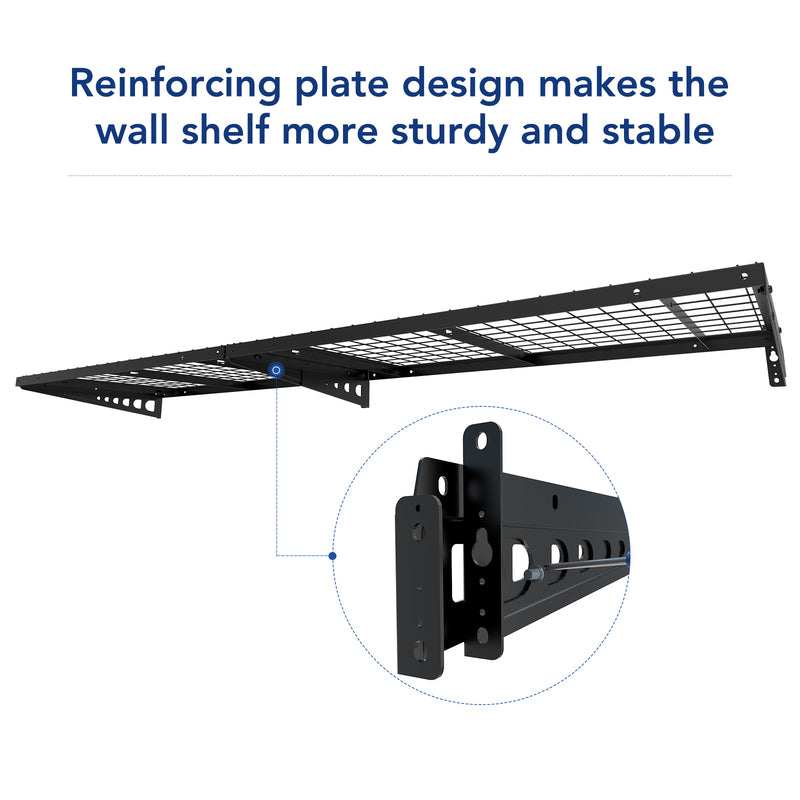 BR24B General 2-Pack 2' x 4' Wall Shelving