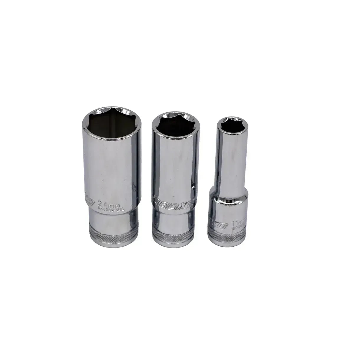 16-Piece 1/2" Drive Metric 6-Point Deep Socket Set | 1/3 Drawer EVA Foam