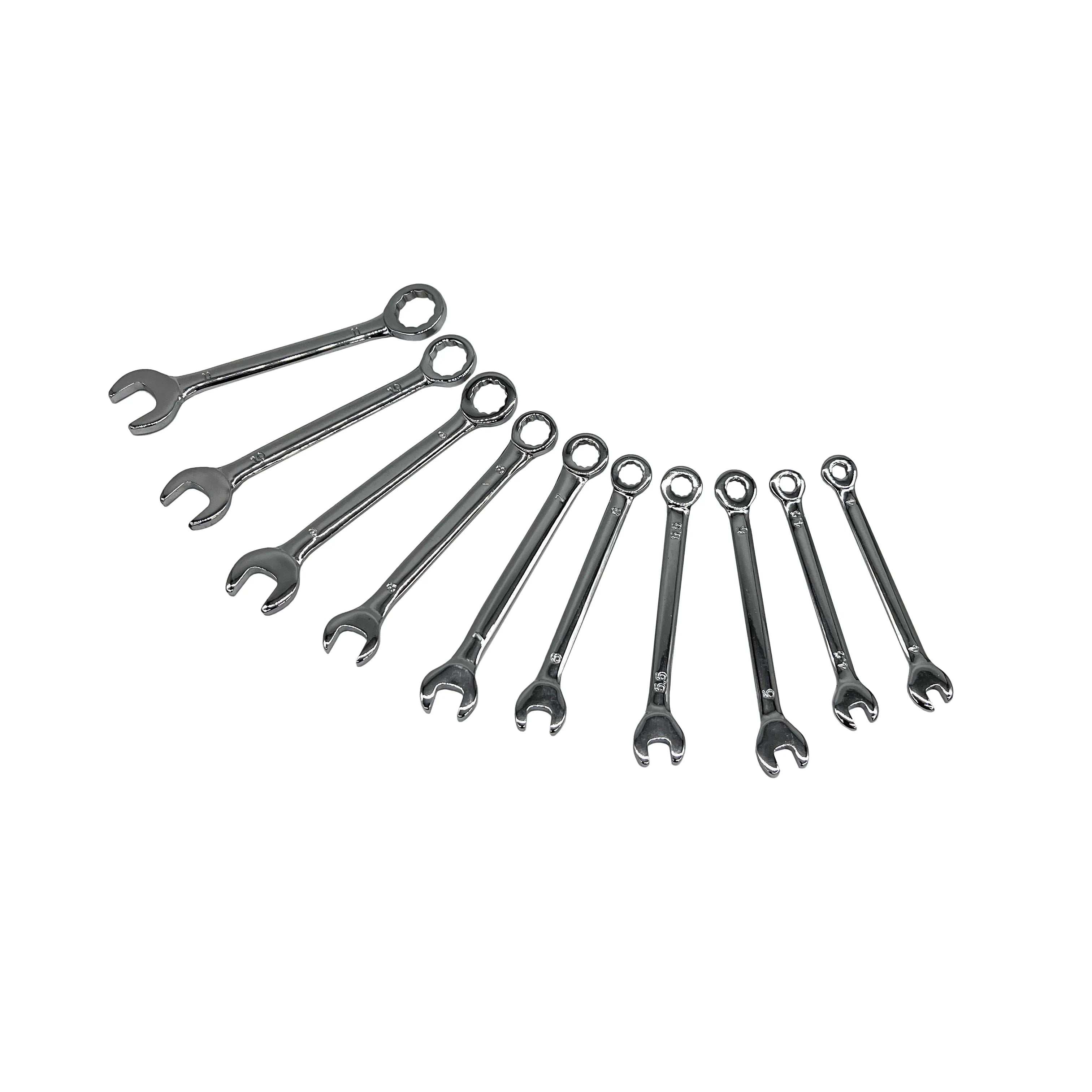 10-Piece Metric Mini Open Box End Combination Wrench Set | 1/9 Drawer EVA Foam