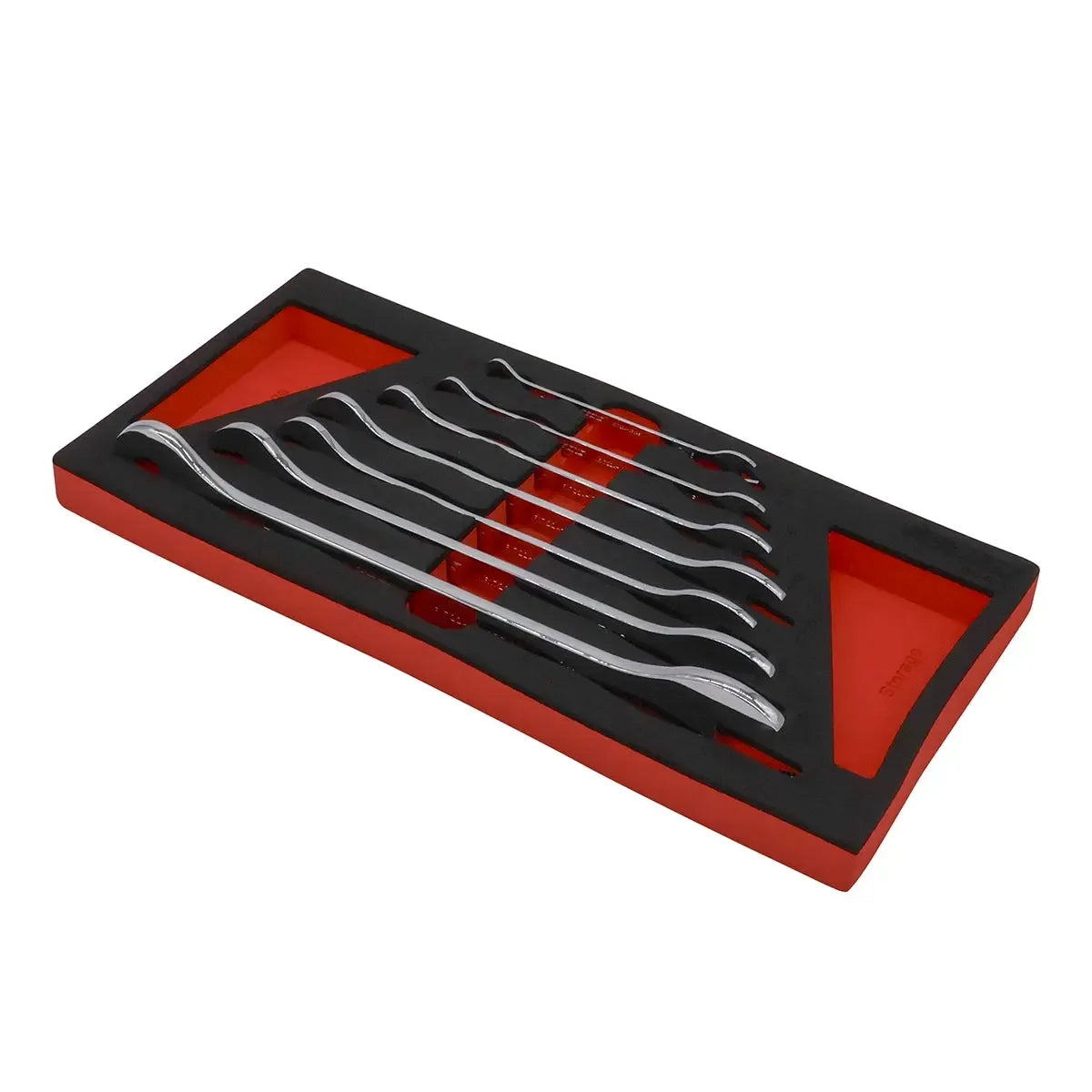 7-Piece SAE Ultra-Thin Double Open End Wrench Set | 1/3 Drawer EVA Foam