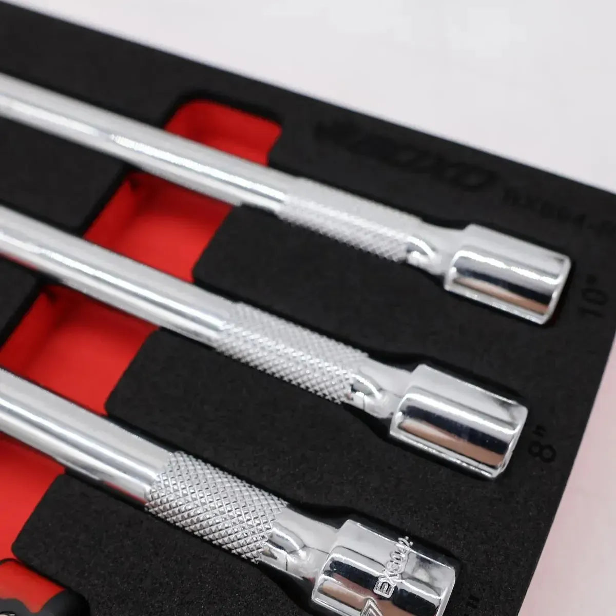11-Piece Master Quick Release Locking Extension Bar Set | 1/3 Drawer EVA Foam
