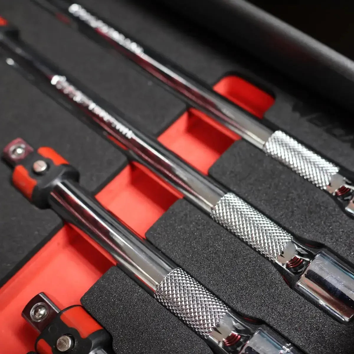 11-Piece Master Quick Release Locking Extension Bar Set | 1/3 Drawer EVA Foam