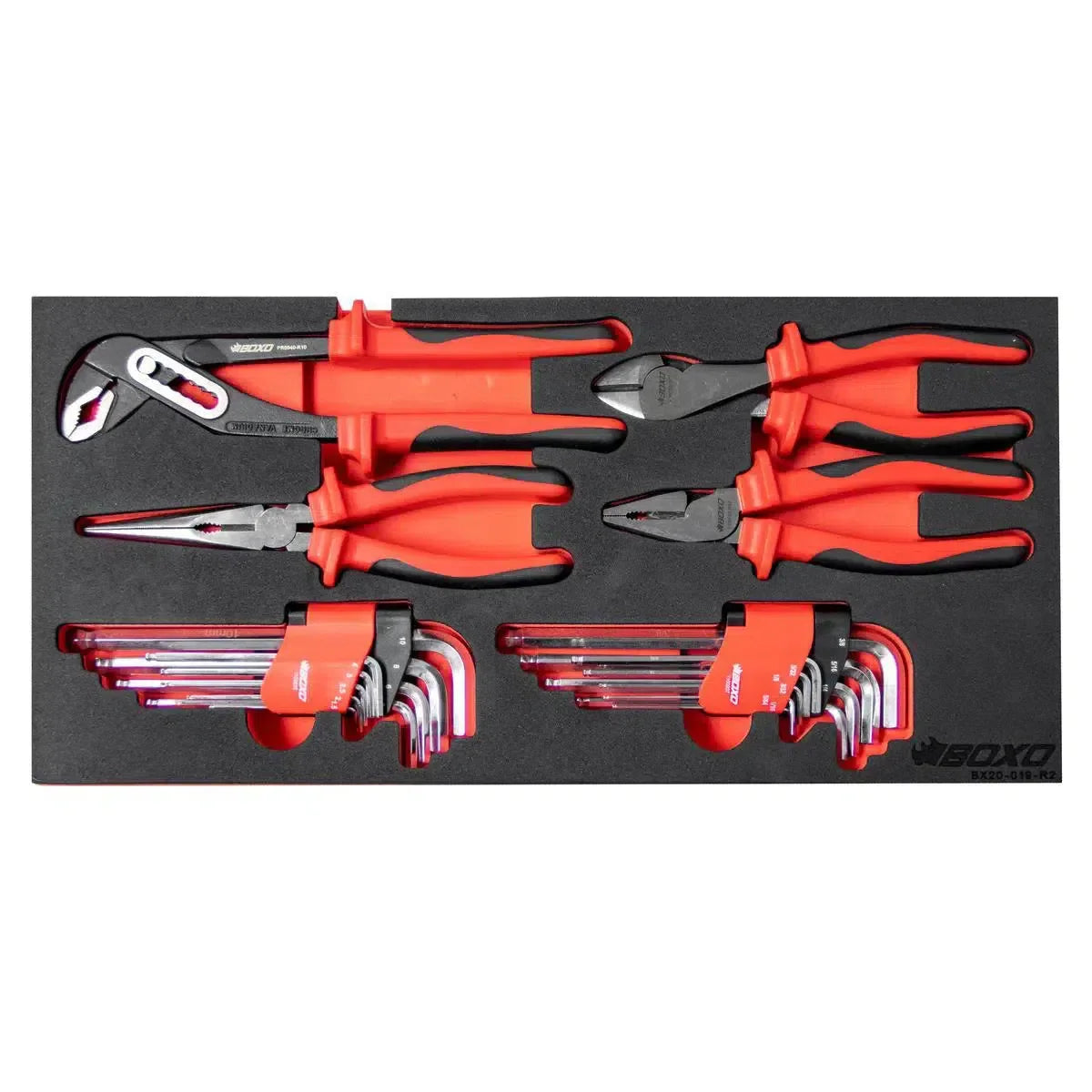 159-Piece, 12-Point, Metric and SAE Combo Tool Set for 3-Drawer Hand Carry Box