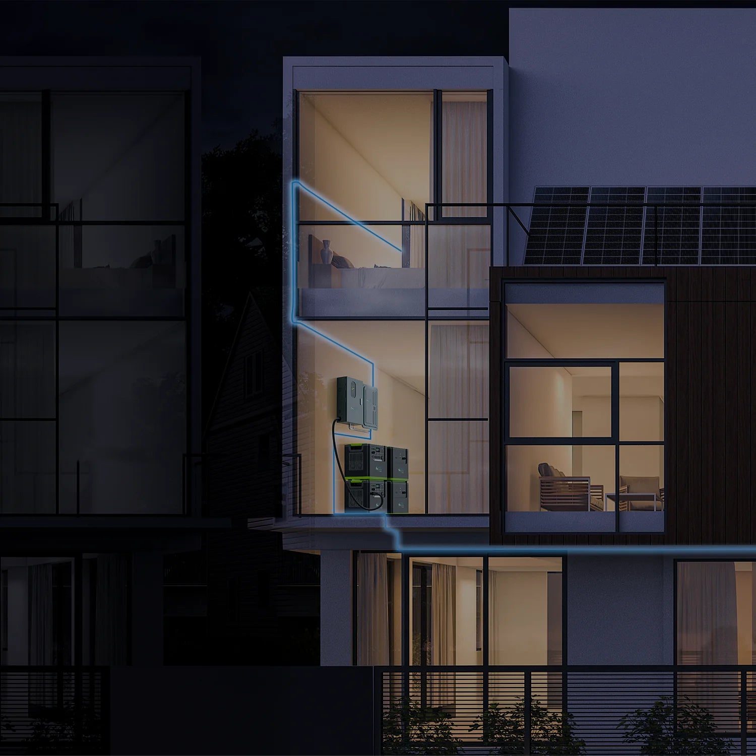 Nature's Generator Lithium 6000 and Transfer Switch