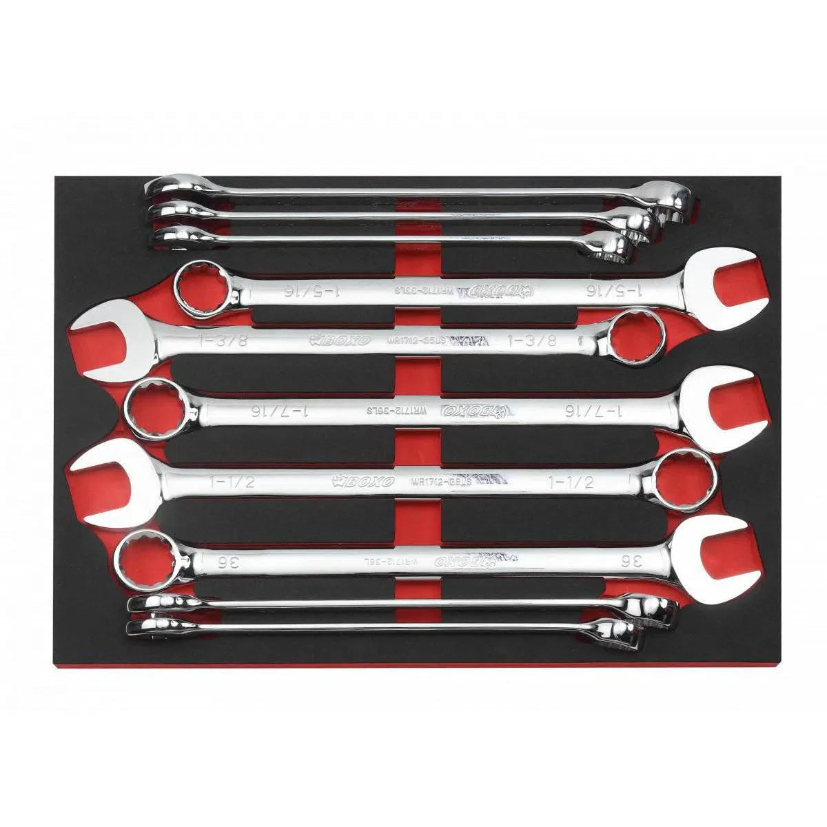 10-Piece Metric & SAE XL Combination Wrench Set | 3/3rd EVA Foam