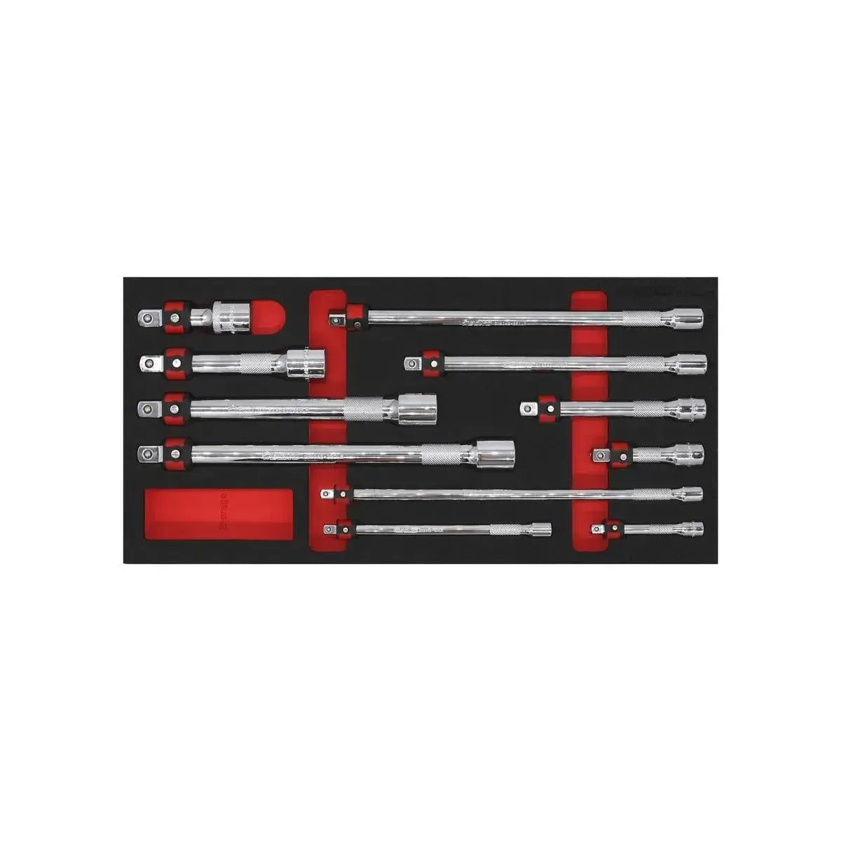 11-Piece Master Quick Release Locking Extension Bar Set | 1/3 Drawer EVA Foam