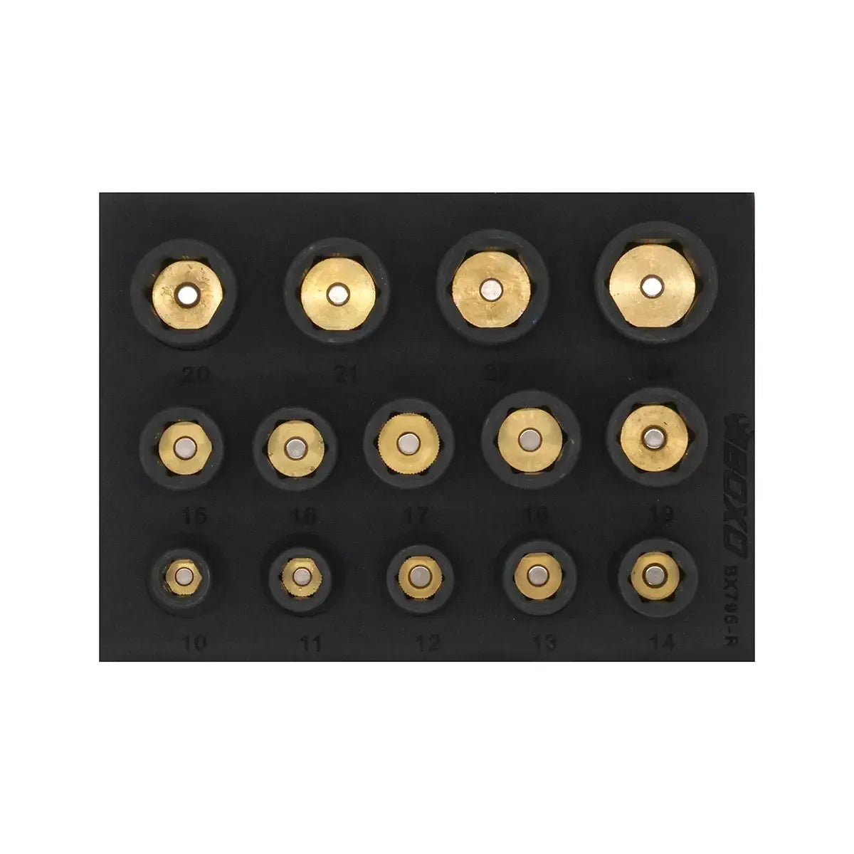 14-Piece 1/2" Drive 6-Point Impact Magnetic Socket Set | 1/9 Drawer EVA Foam