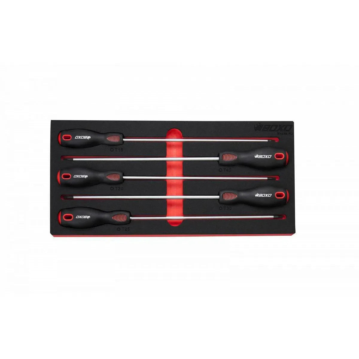 5-Piece Long Reach Torx Screwdriver Set | 1/3rd EVA Foam