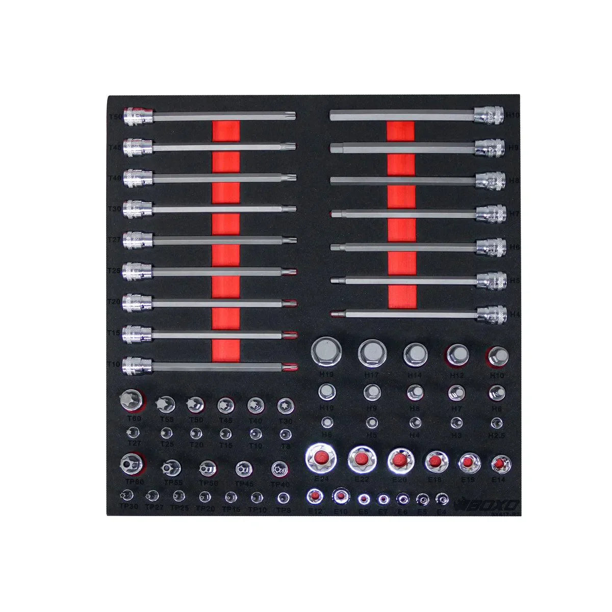 68-Piece Bit and Socket Set | 2/3rd EVA Foam
