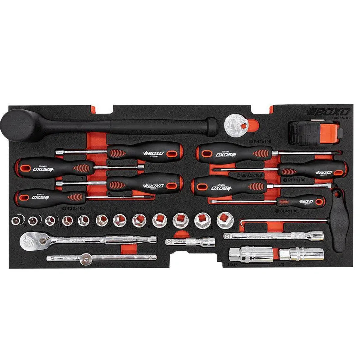 69-Piece Karting Tool Set for 3-Drawer Hand Carry Box